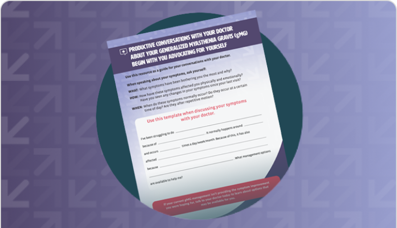 Guide to talk to your doctor about Myasthenia gravis